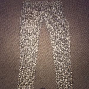 Black and White jeggings